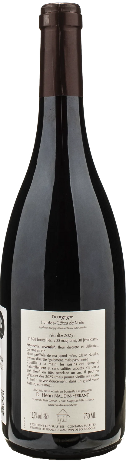 Claire Naudin Ferrand Hautes Cotes de Nuits Myosotis Arvensis 2023