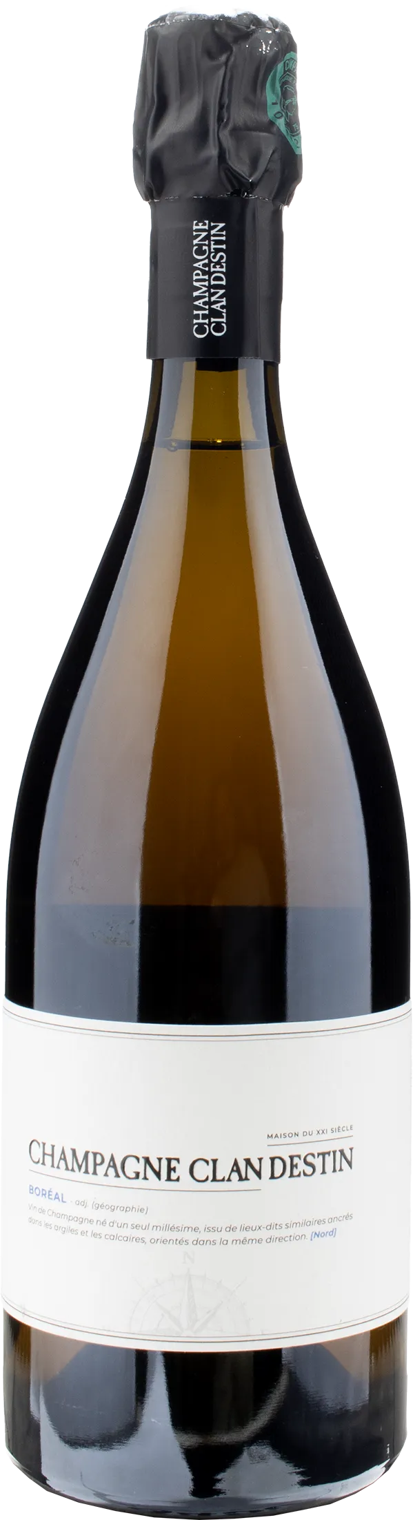 Clandestin Champagne Borèal Brut Nature 2021