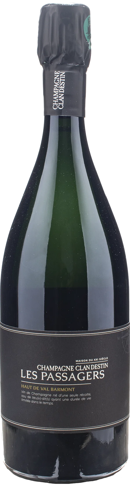 Clandestin Champagne Les Passagers Haut de Val Barmont Brut Nature 2023