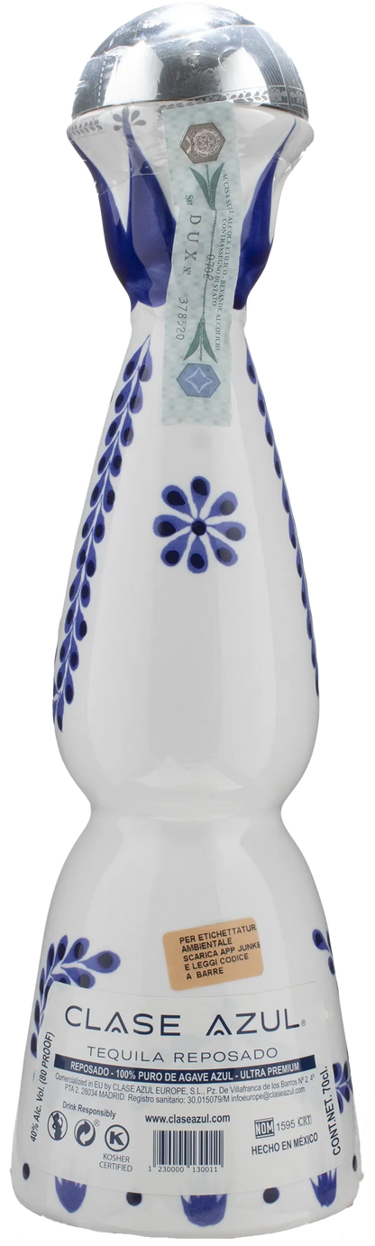 Clase Azul Tequila Reposado 0.7L Hand-Painted Ceramic 40% | XtraWine Clase Azul Tequila Reposado 0.7L Hand-Painted Ceramic 40% | XtraWine