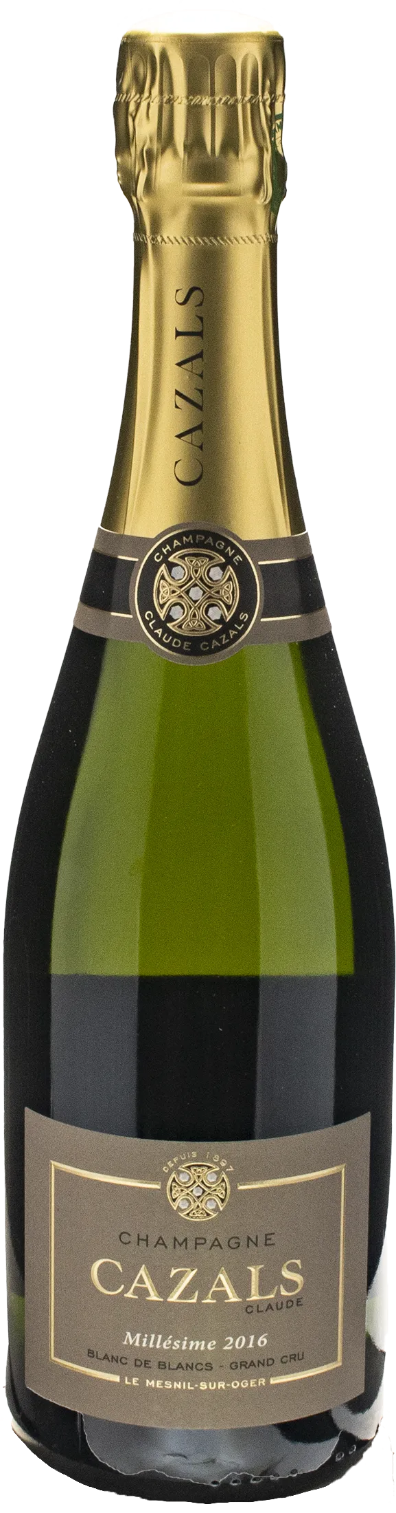 Claude Cazals Champagne Grand Cru Blanc de Blancs Extra Brut Millesime 2016