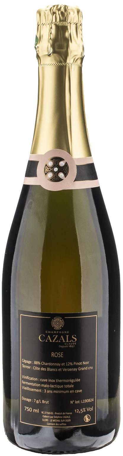 Claude Cazals Champagne Grand Cru Cuvee Rosee