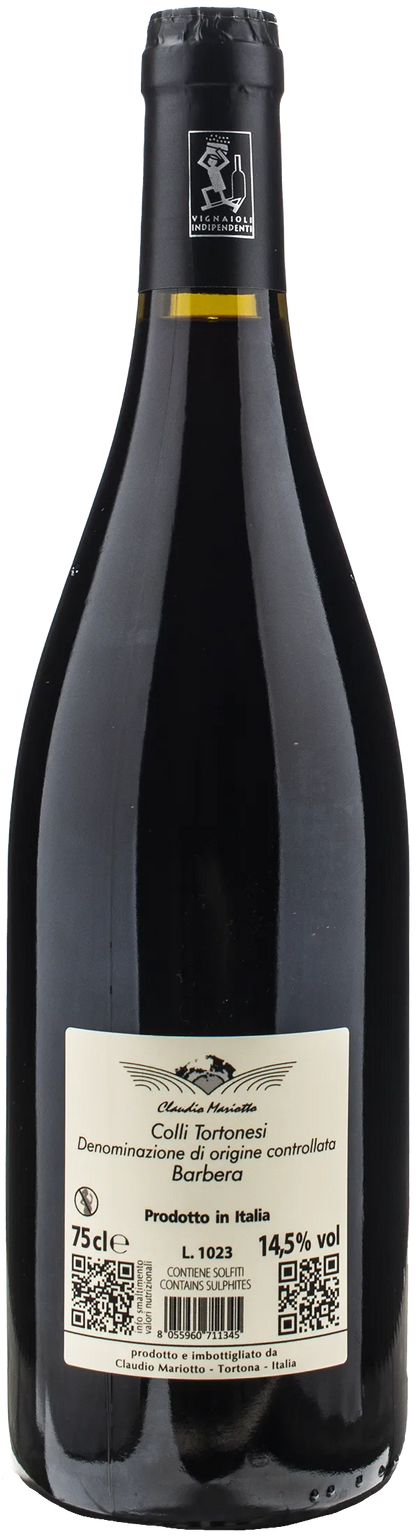 Claudio Mariotto Colli Tortonesi Barbera Monleale 2021
