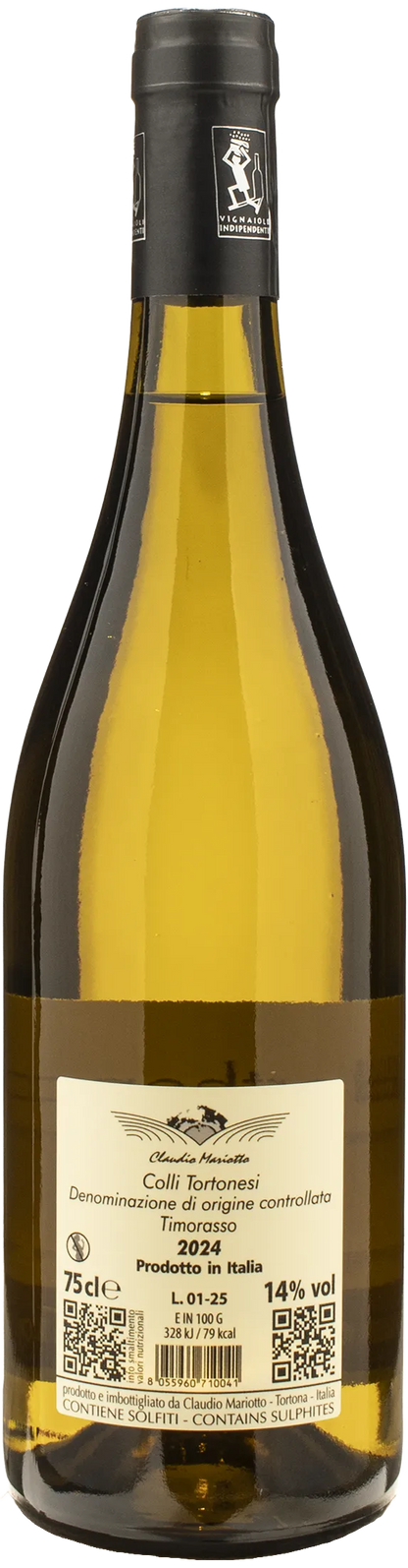 Claudio Mariotto Colli Tortonesi Timorasso Derthona 2024