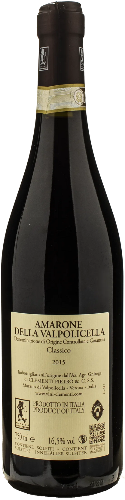 Clementi Amarone della Valpolicella Classico 2015