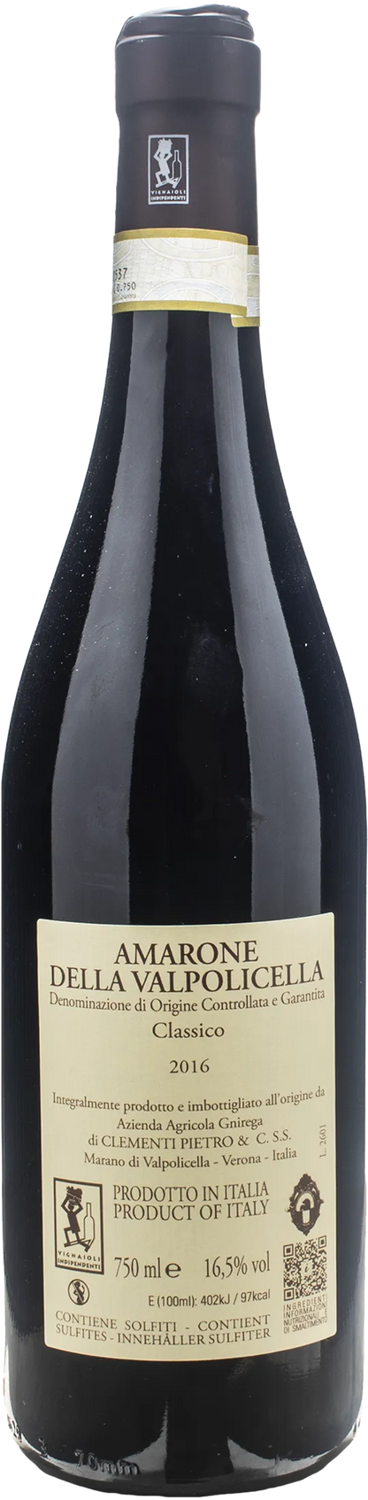 Clementi Amarone della Valpolicella Classico 2016