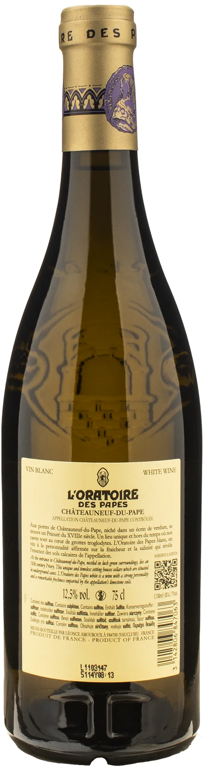 Clos de l'Oratoire des Papes Chateauneuf du Pape Blanc 2024