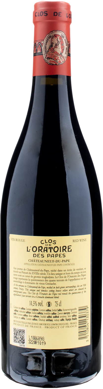 Clos de l'Oratoire des Papes Chateauneuf du Pape Rouge 2021