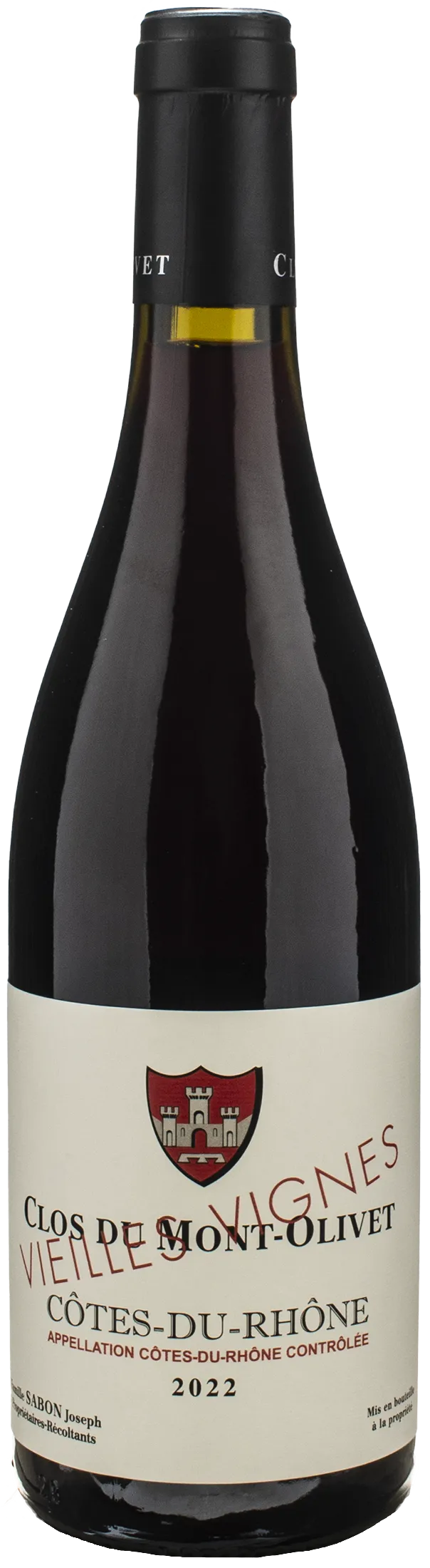Clos du Mont Olivet Cotes Du Rhone Rouge Vieilles Vignes 2022