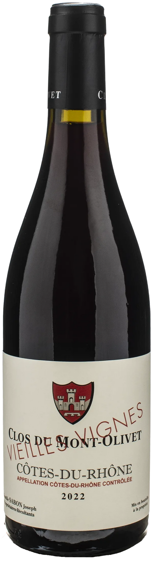 Clos du Mont Olivet Cotes Du Rhone Rouge Vieilles Vignes 2022