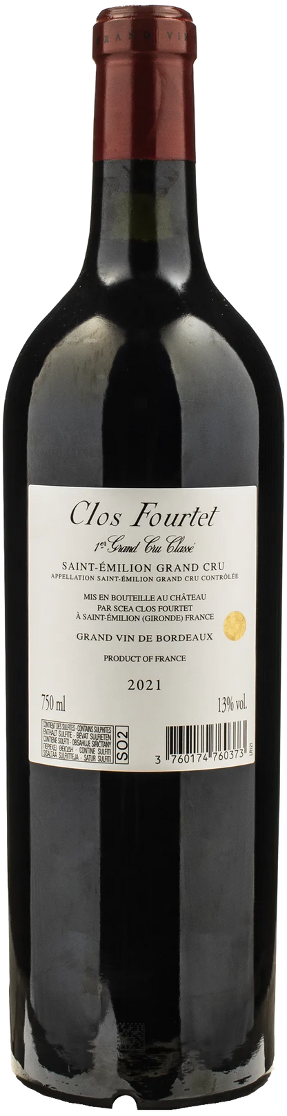 Clos Fourtet Saint Emilion 1er Grand Cru Classè 2021