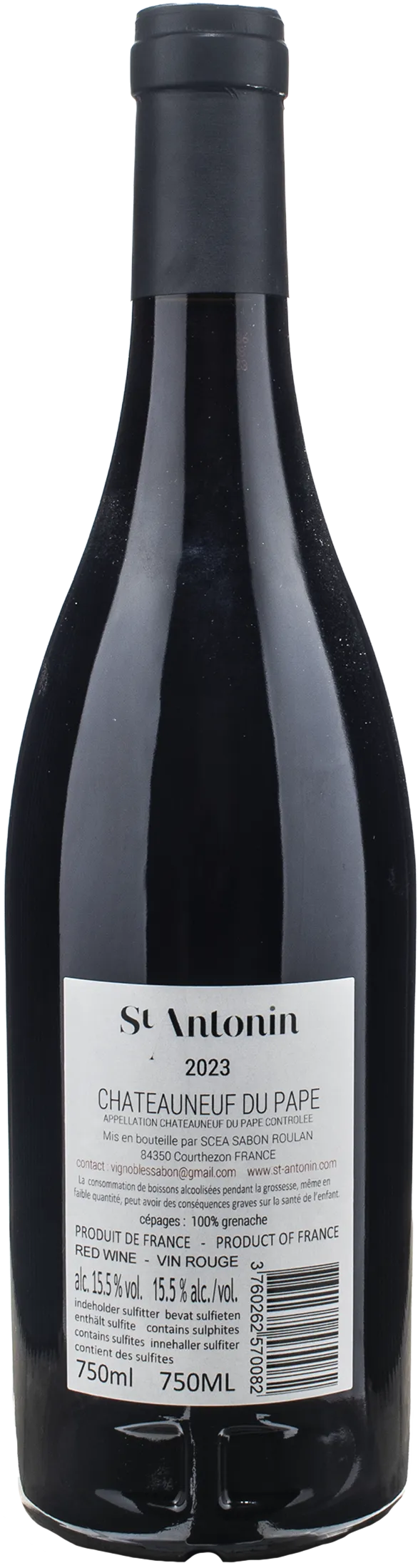 Clos St Antonin Chateauneuf du Pape Rouge 2023