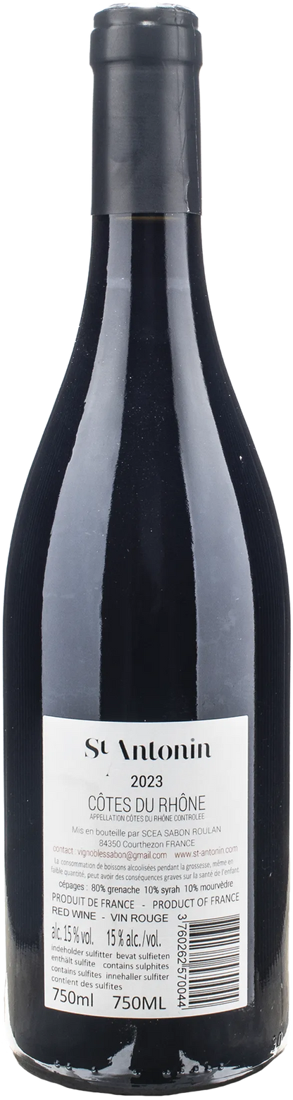 Clos St Antonin Cotes du Rhone Rouge 2023