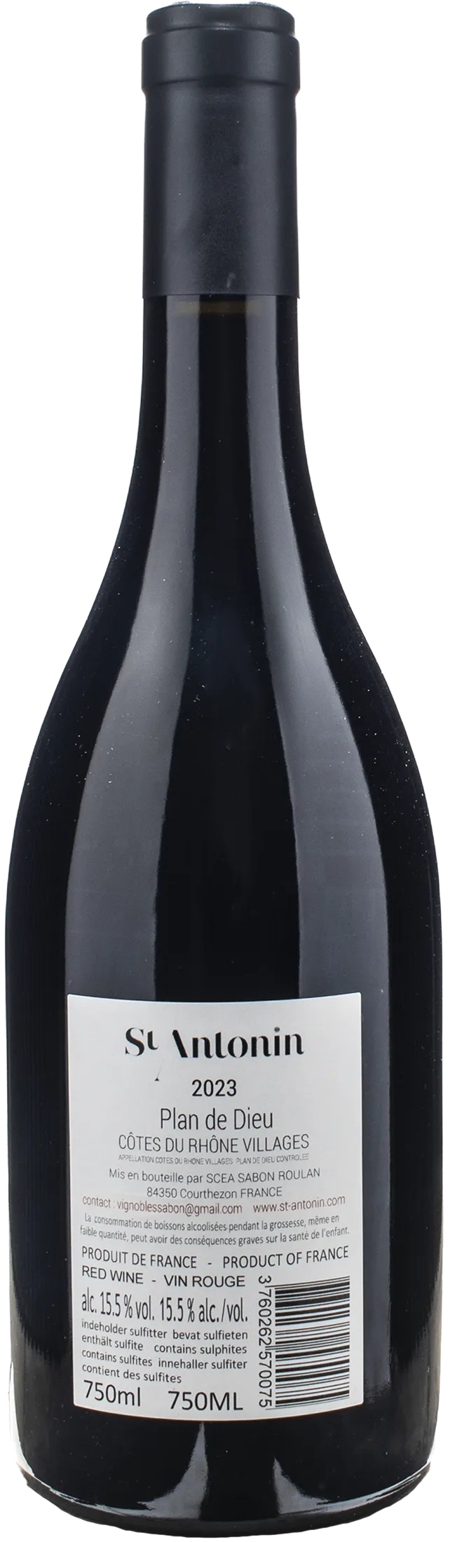Clos St Antonin Cotes du Rhone Villages Plan de Dieu 2023