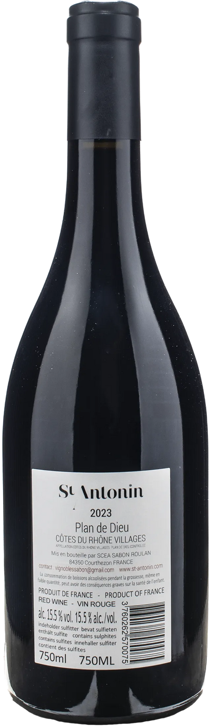 Clos St Antonin Cotes du Rhone Villages Plan de Dieu 2023