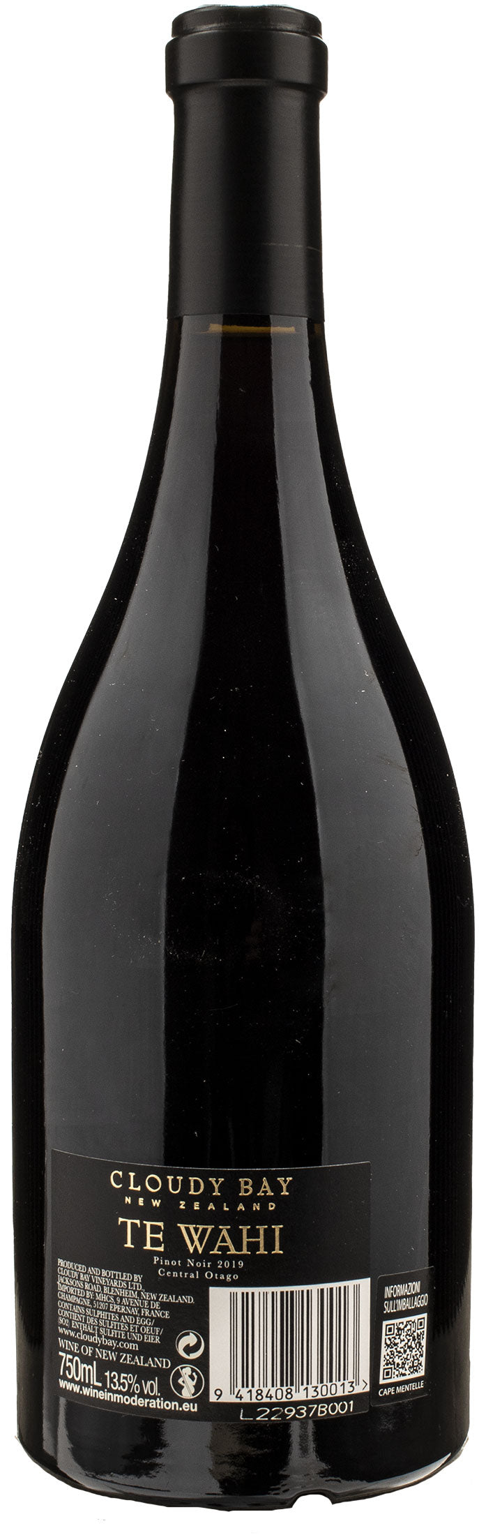 Cloudy Bay Central Otago Te Wahi Pinot Noir 2019
