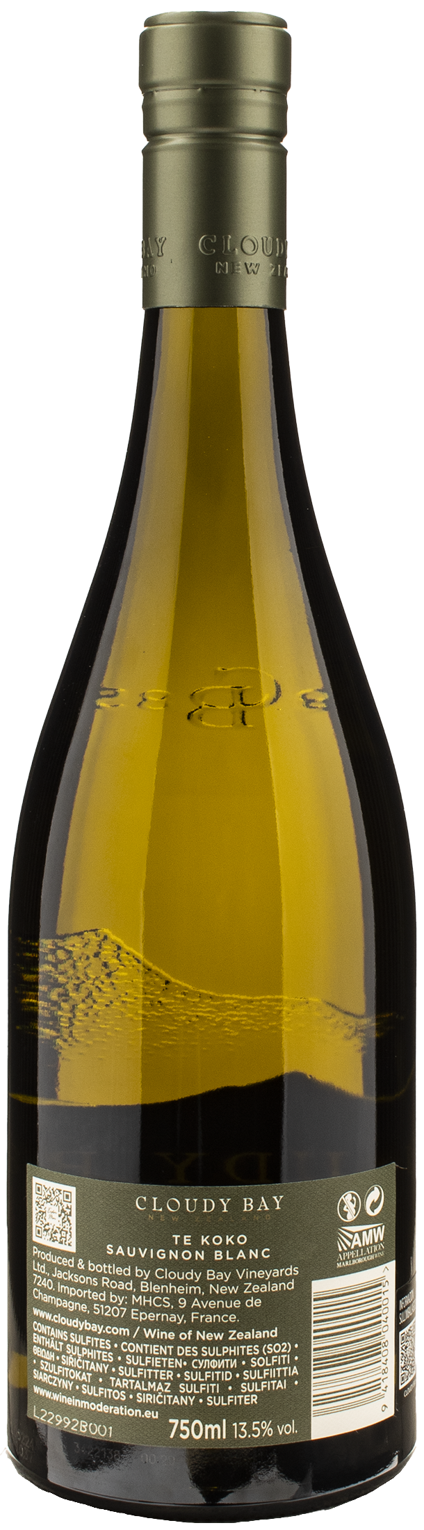 Cloudy Bay Marlborough Te Koko Sauvignon Blanc 2021