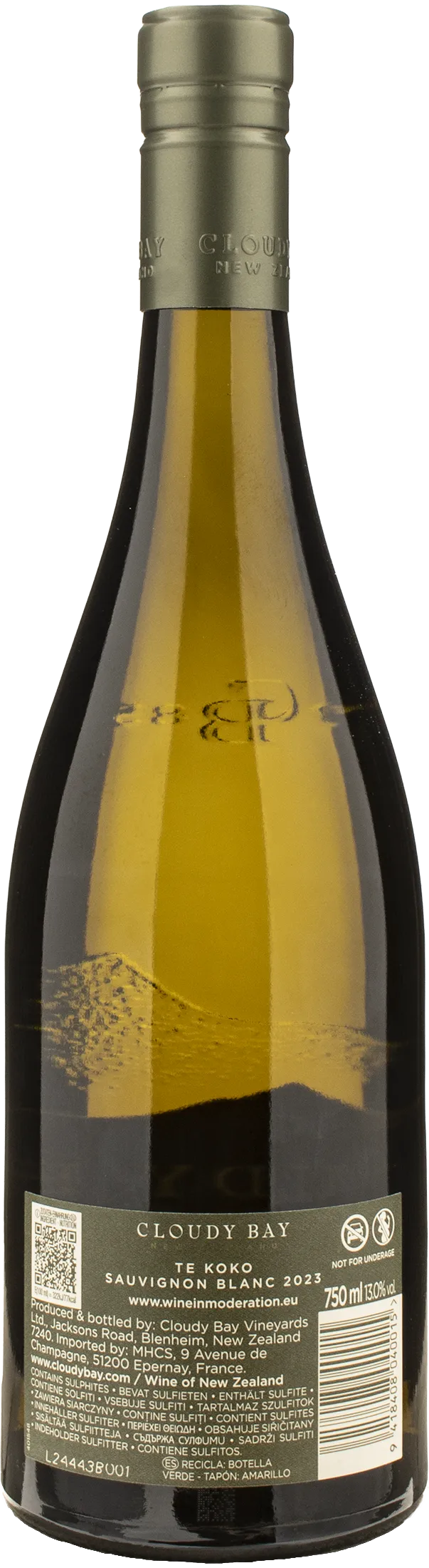 Cloudy Bay Marlborough Te Koko Sauvignon Blanc 2023