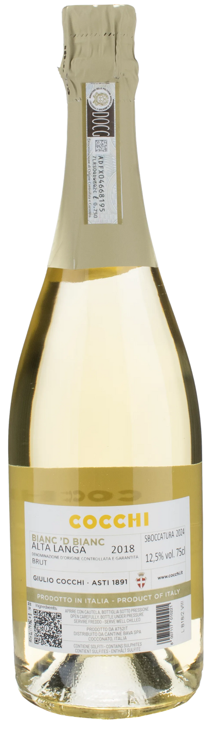 Cocchi Alta Langa Bianc ’D Bianc Brut 2018