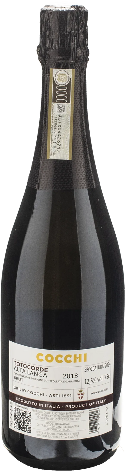 Cocchi Alta Langa Totocorde Brut Millesimato 2018