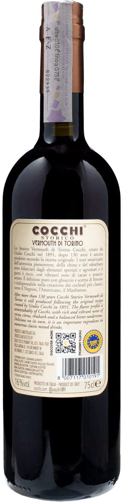 Cocchi Storico Vermouth di Torino 0.75L
