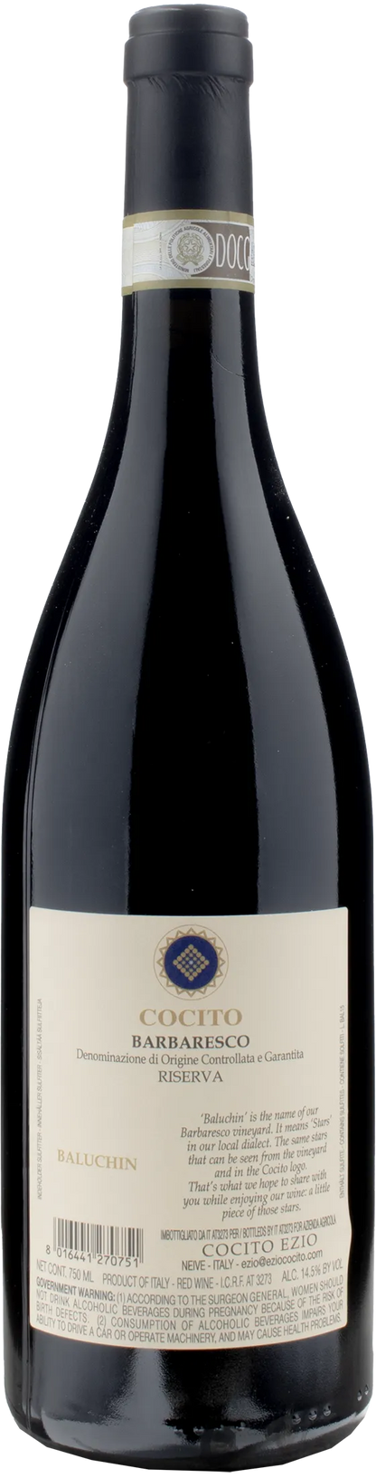 Cocito Barbaresco Baluchin Riserva 2015