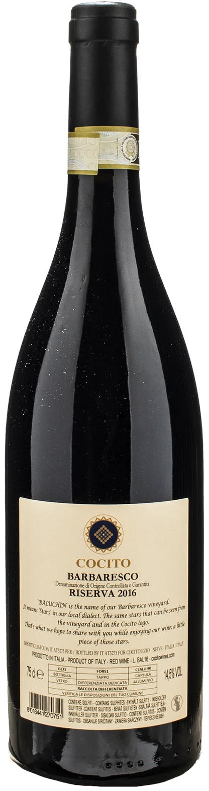 Cocito Barbaresco Baluchin Riserva 2016 | xtraWine