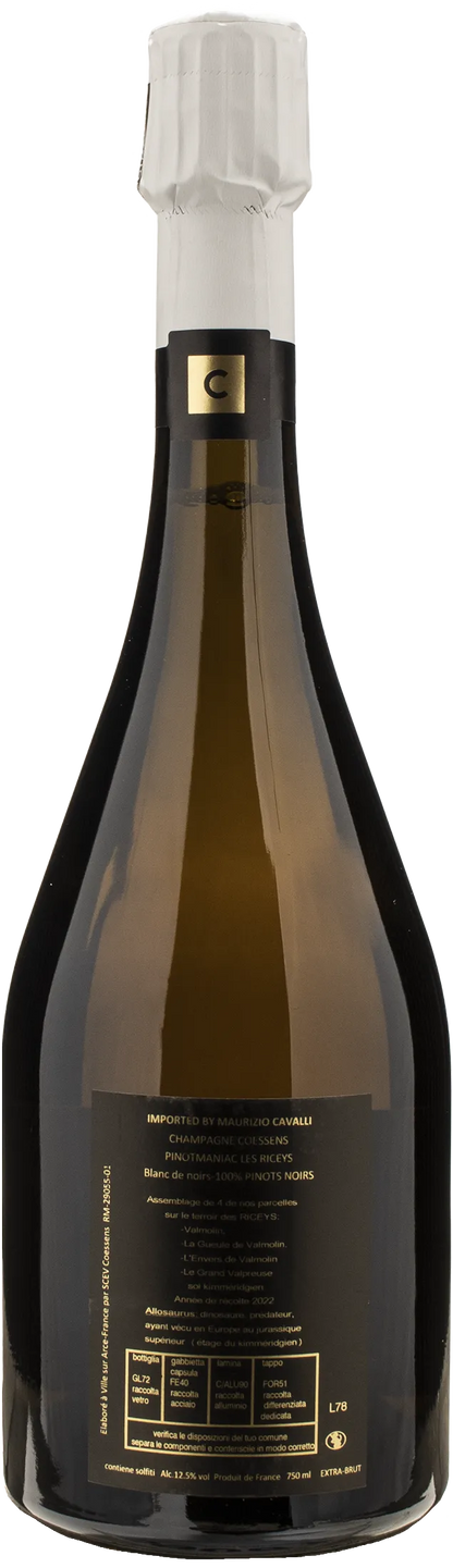 Coessens Champagne Blanc de Noirs Pinotmaniac Les Riceys
