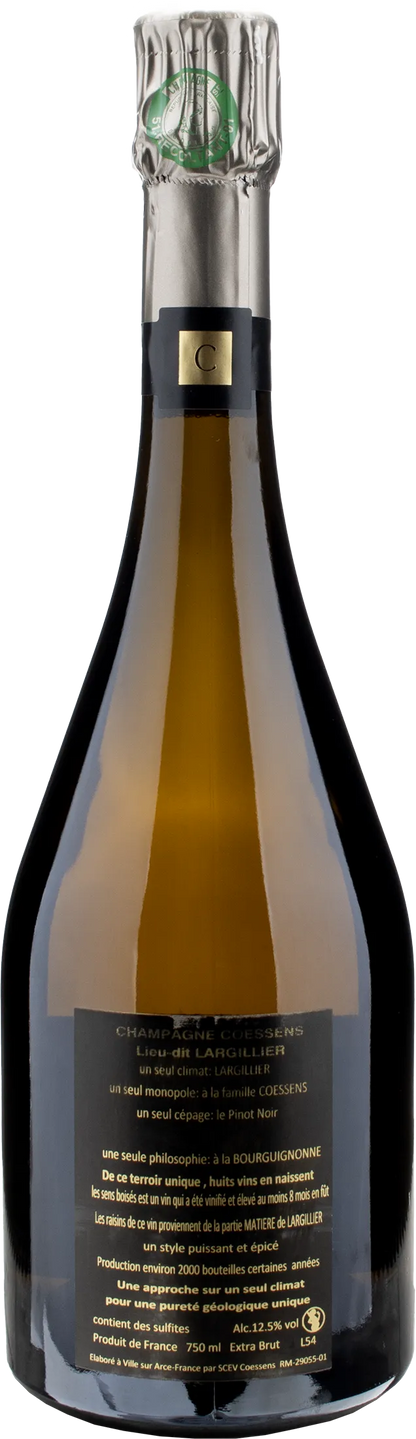 Coessens Champagne Les Sense Boises Extra Brut