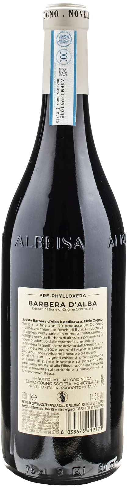 Cogno Barbera d'Alba Pre Phylloxera 2022