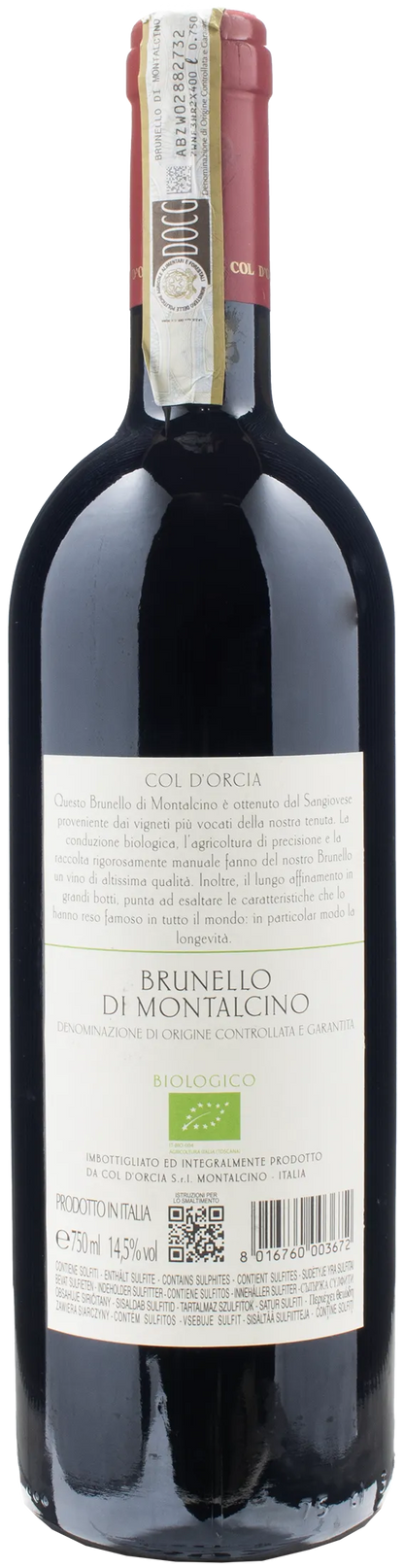 Col D'Orcia Brunello di Montalcino 2019