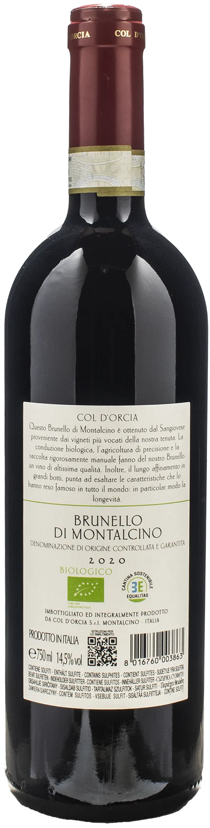 Col D'Orcia Brunello di Montalcino 2020
