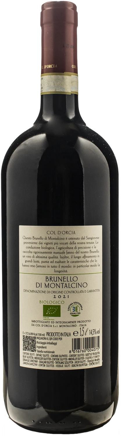 Col D'Orcia Brunello di Montalcino Magnum 2021