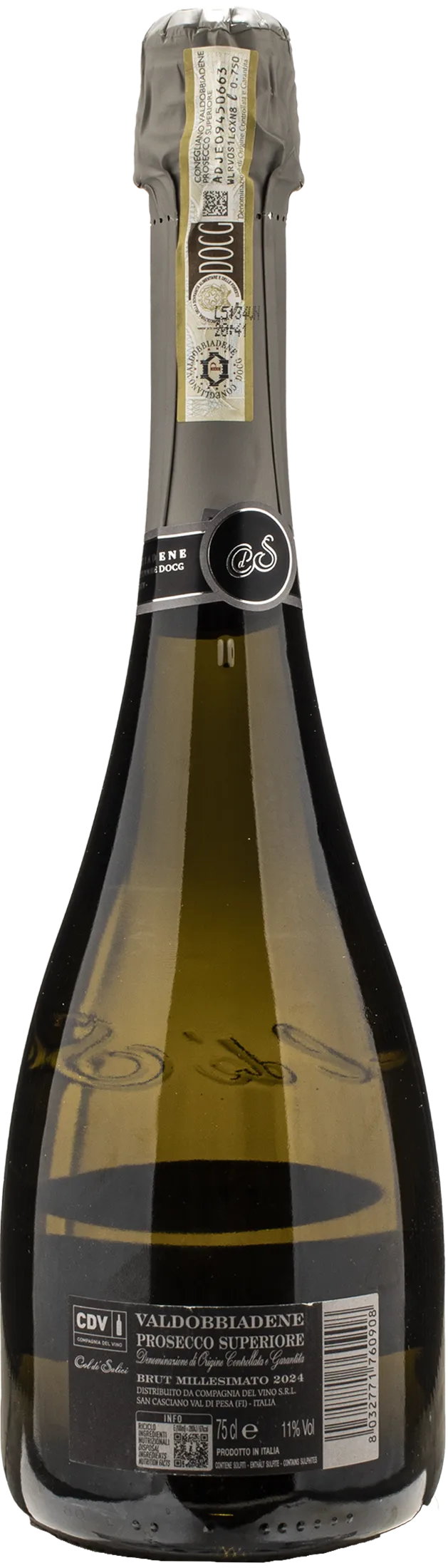 Col de' Salici Valdobbiadene Prosecco Superiore Brut Millesimato 2024