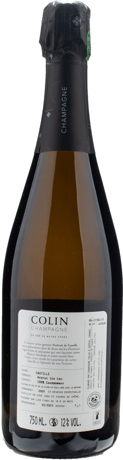 Colin Champagne Castille 1er Cru Blanc de Blancs Brut