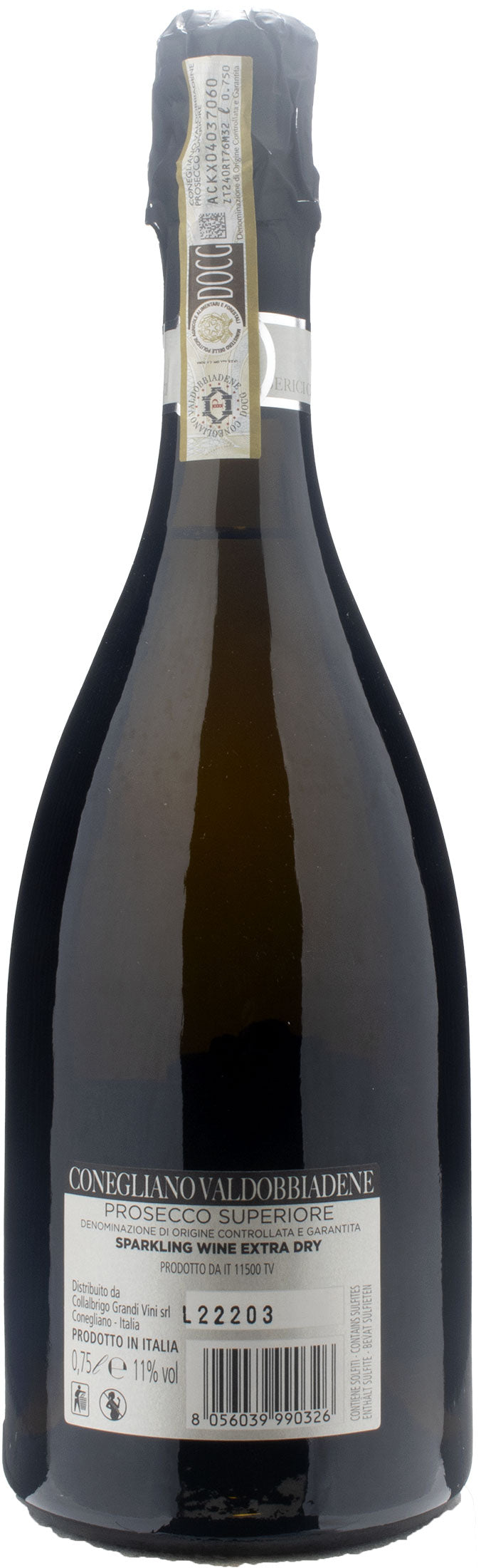 Collalbrigo Conegliano Valdobbiadene Prosecco Superiore Extra Dry