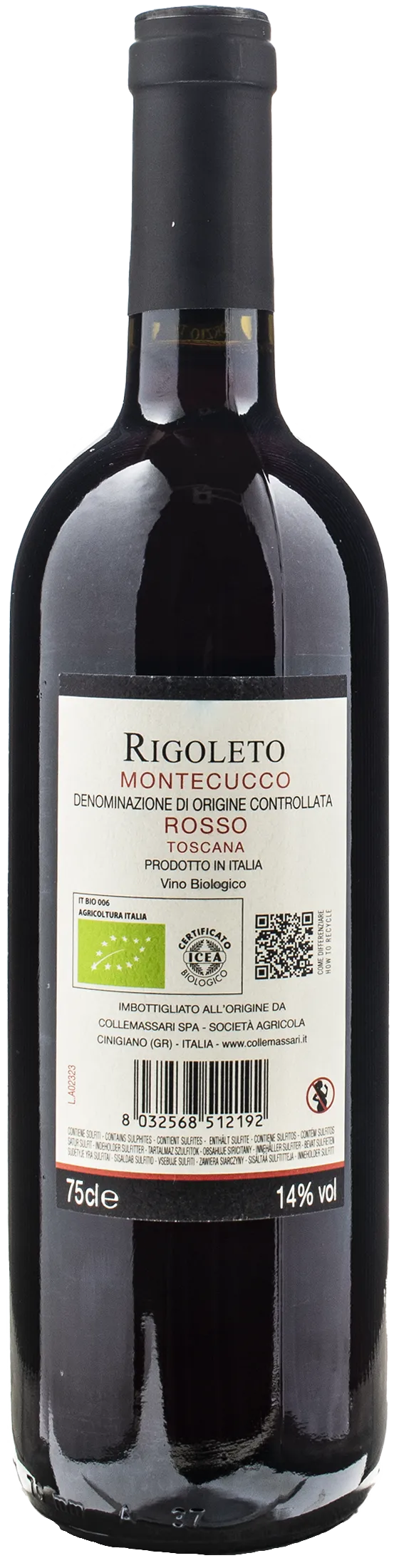 Collemassari Montecucco Rigoleto 2022