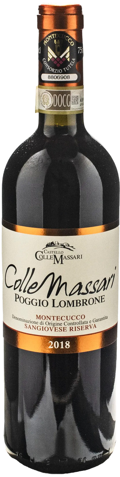 Colle Massari Montecucco Sangiovese Riserva Poggio Lombrone 2018