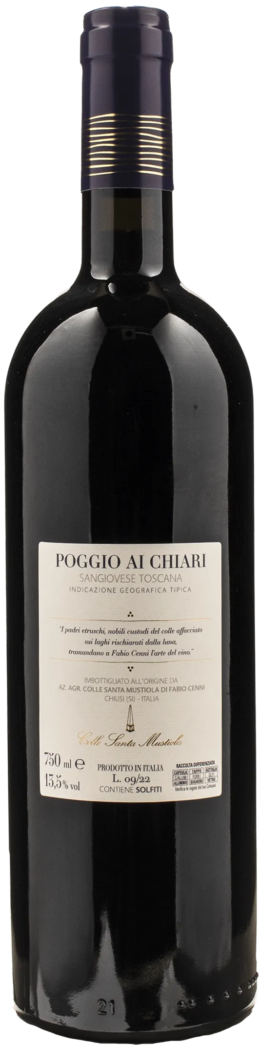 Colle Santa Mustiola Sangiovese Poggio Ai Chiari 2013