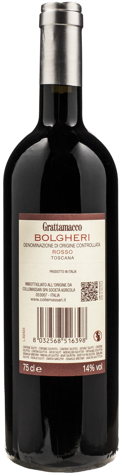 Collemassari Bolgheri Rosso Grattamacco 2022