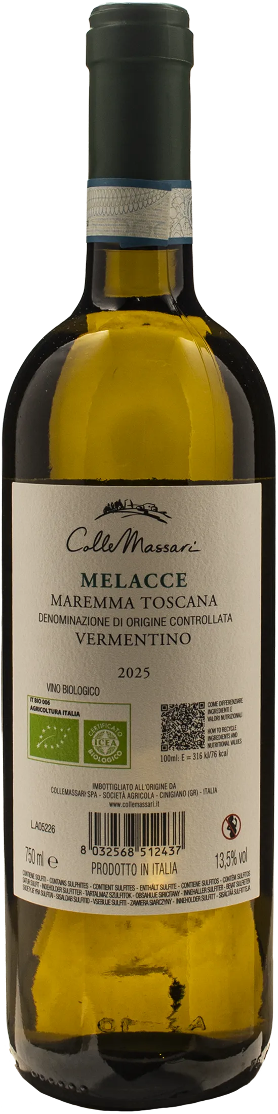 Collemassari Maremma Vermentino Melacce 2025