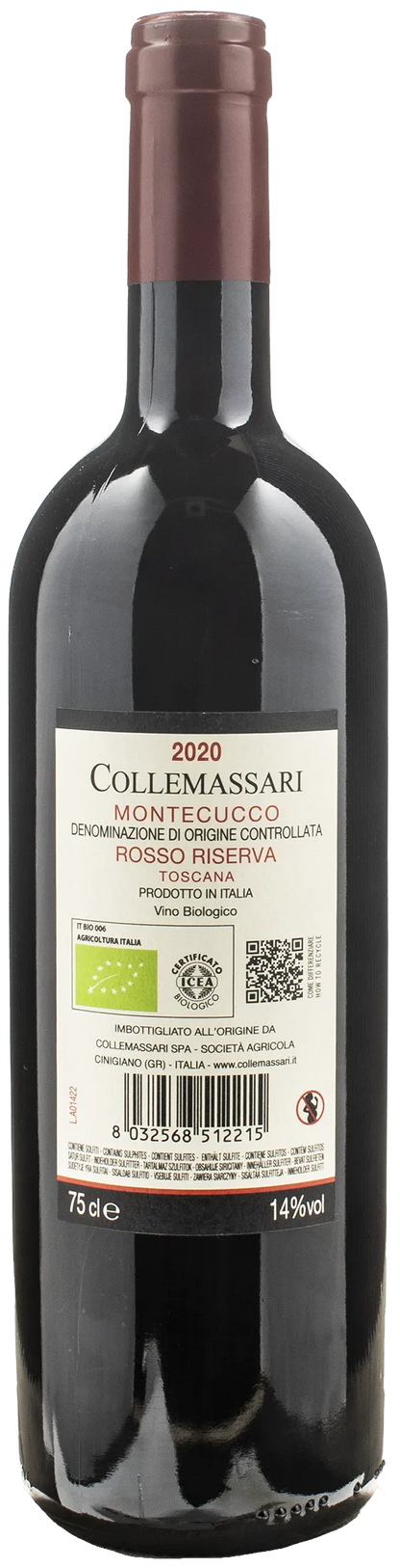 Collemassari Montecucco Riserva 2020