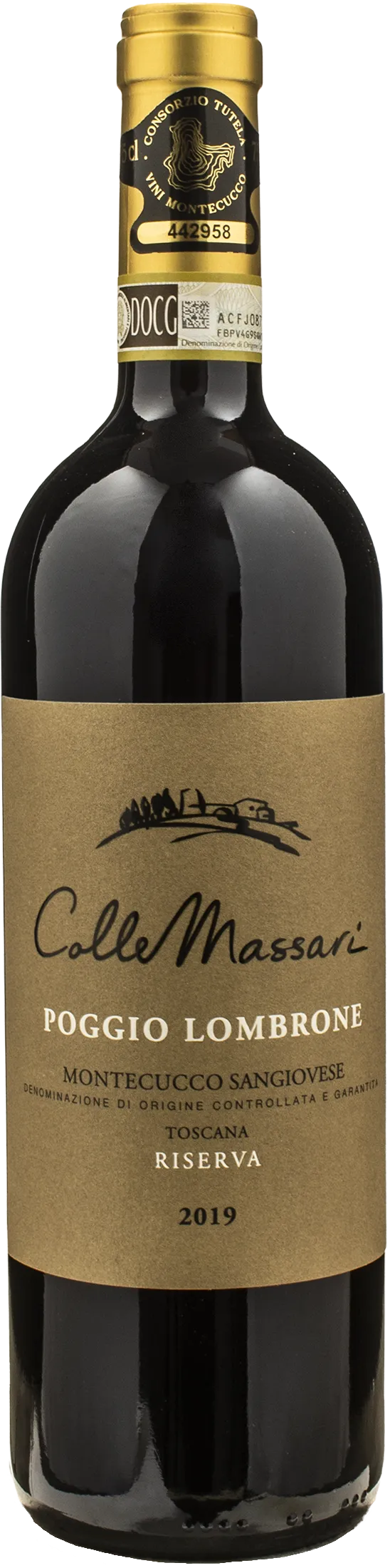 Collemassari Montecucco Sangiovese Riserva Poggio Lombrone 2019