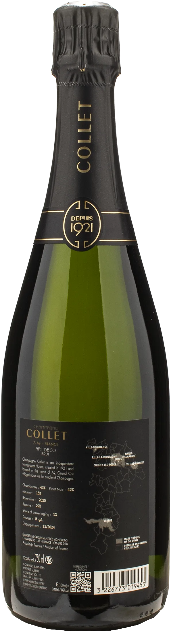 Collet Champagne Art Deco Brut