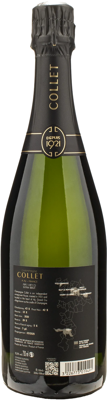 Collet Champagne Art Deco Extra Brut