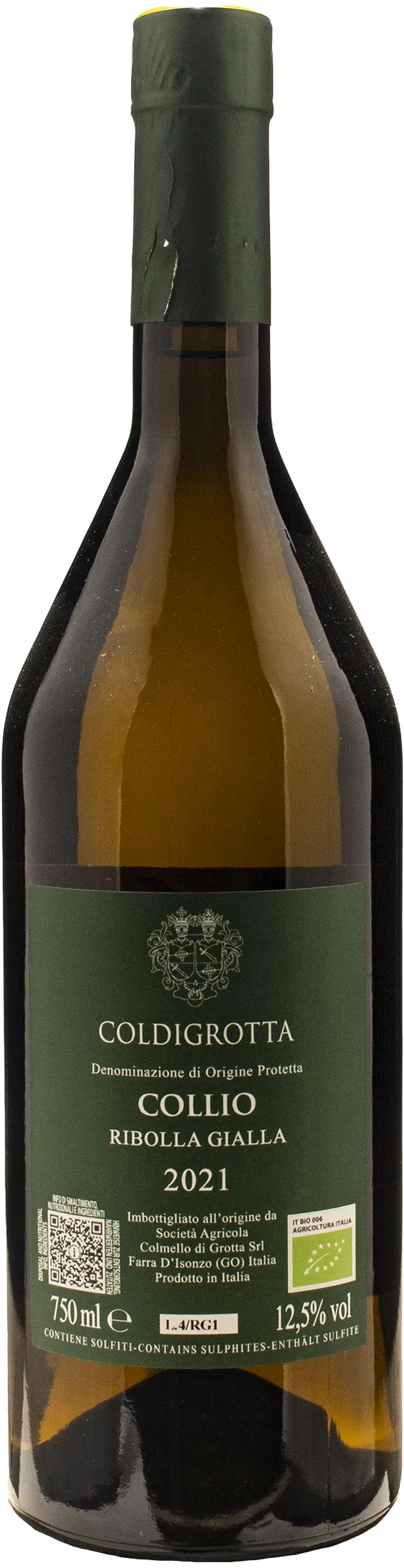 Colmello di Grotta Collio Ribolla Gialla 2021