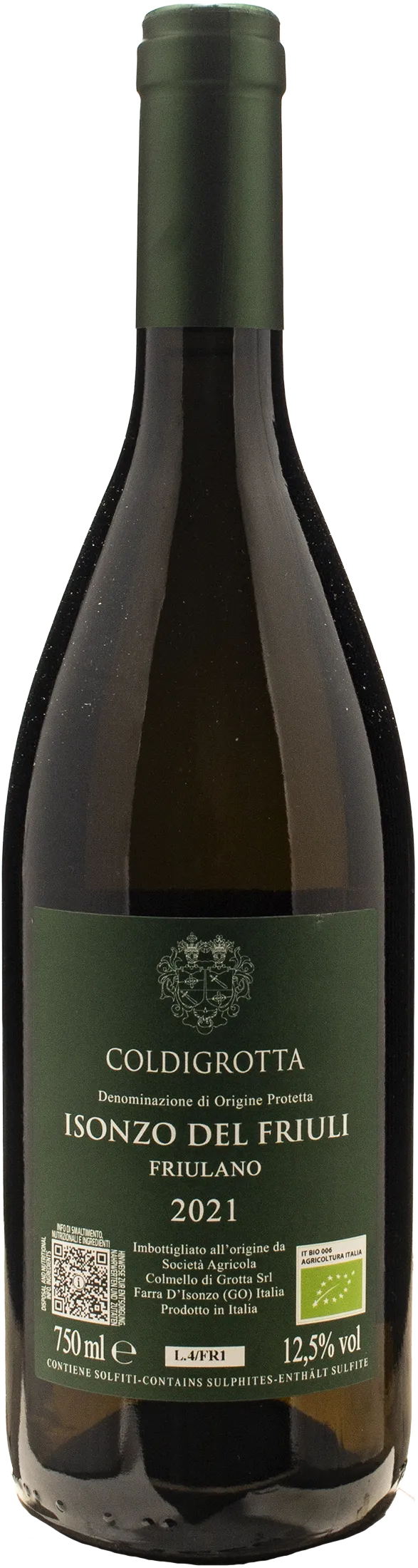 Colmello di Grotta Friuli Isonzo Friulano 2021
