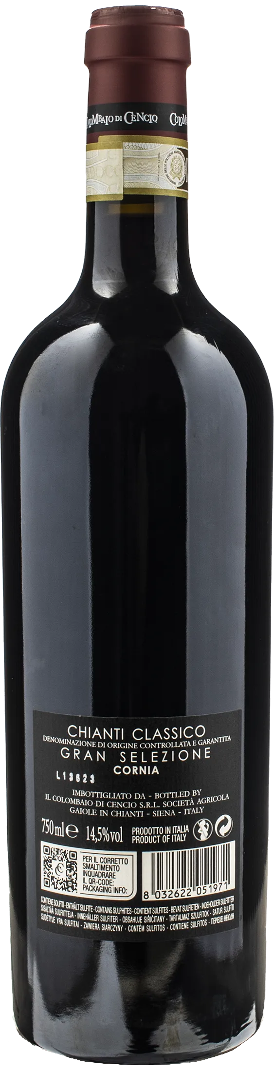 Colombaio di Cencio Chianti Classico Gran Selezione Cornia 2020