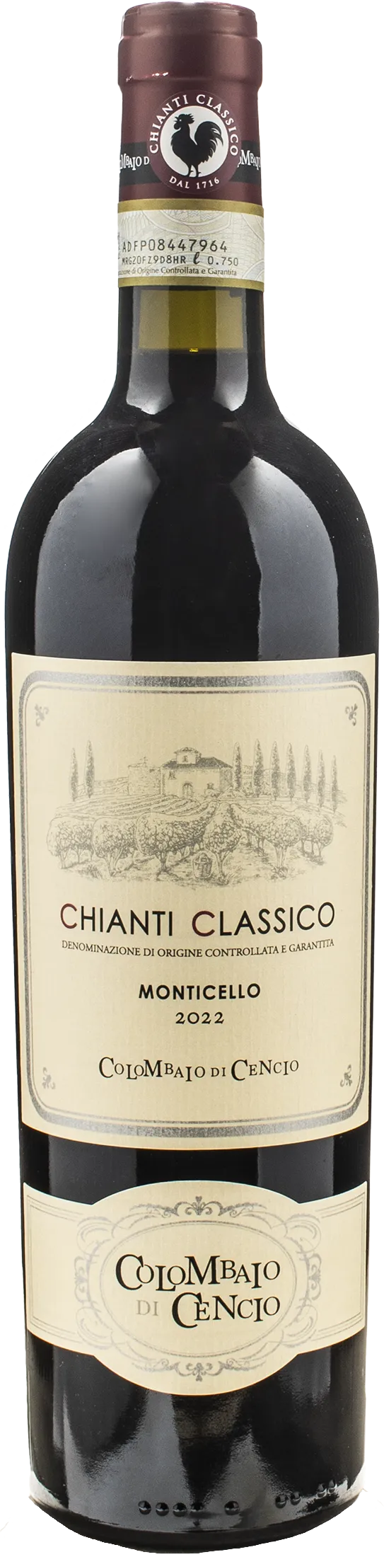 Colombaio di Cencio Chianti Classico Monticello 2022