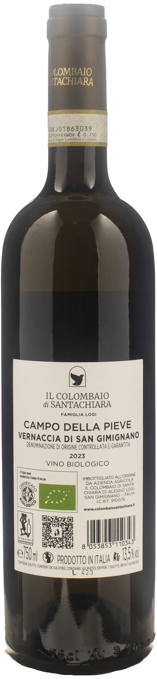 Colombaio di Santa Chiara Vernaccia di San Gimignano Campo della Pieve 2023
